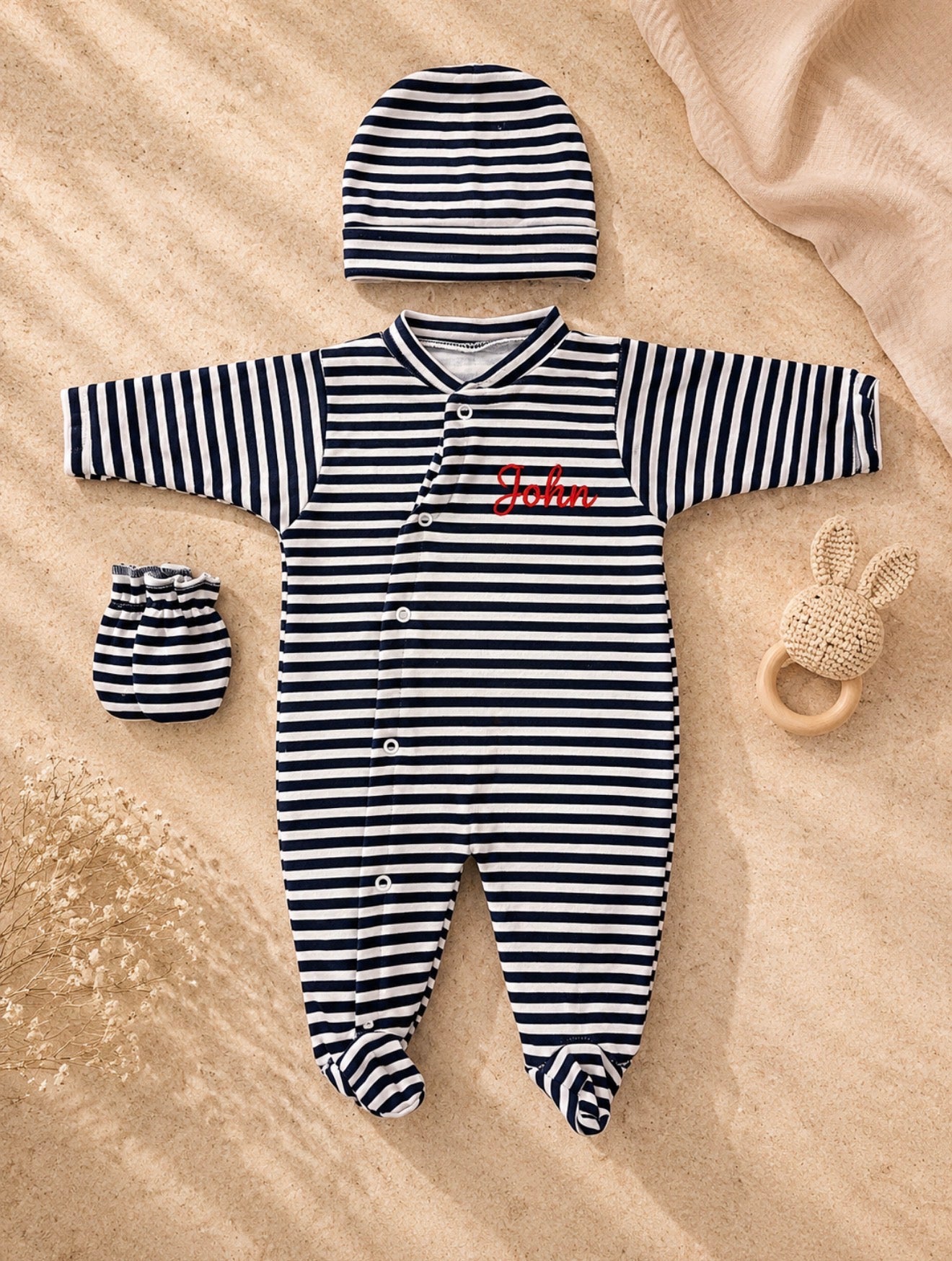 Ensemble Pyjama Marinière