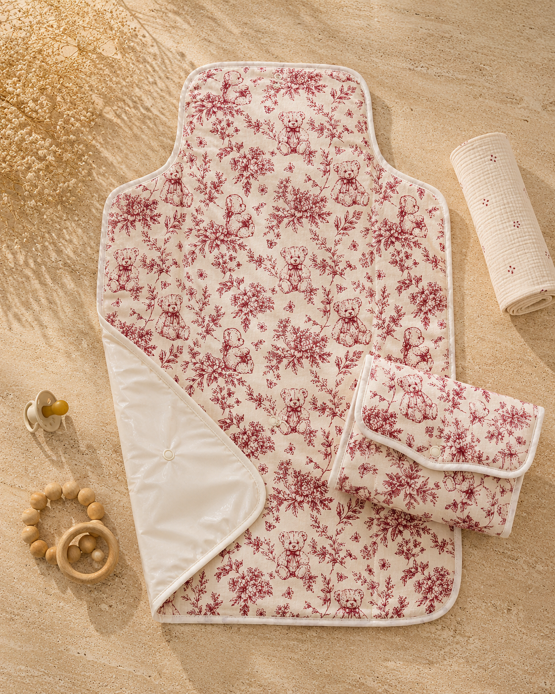 Tapis à langer nomade Nounours