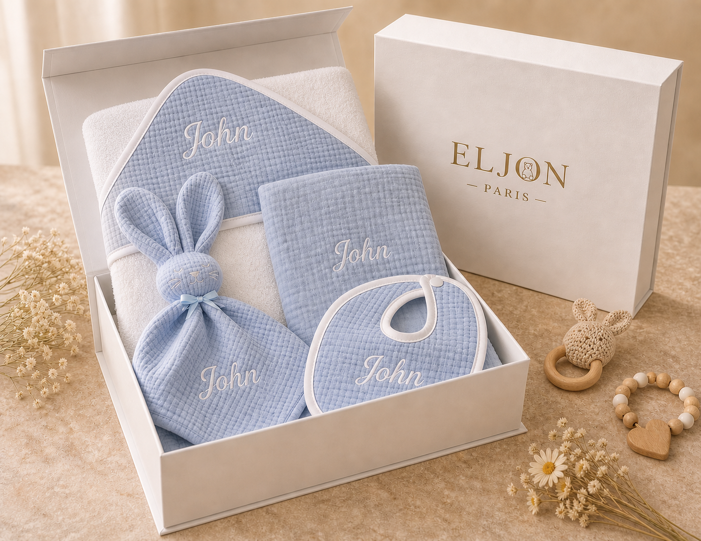 Coffret Nid d'abeille 4 pièces